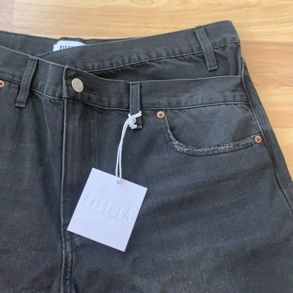 Pistola | Criss Cross Black Shorts Size 31 - Picture 8 of 10